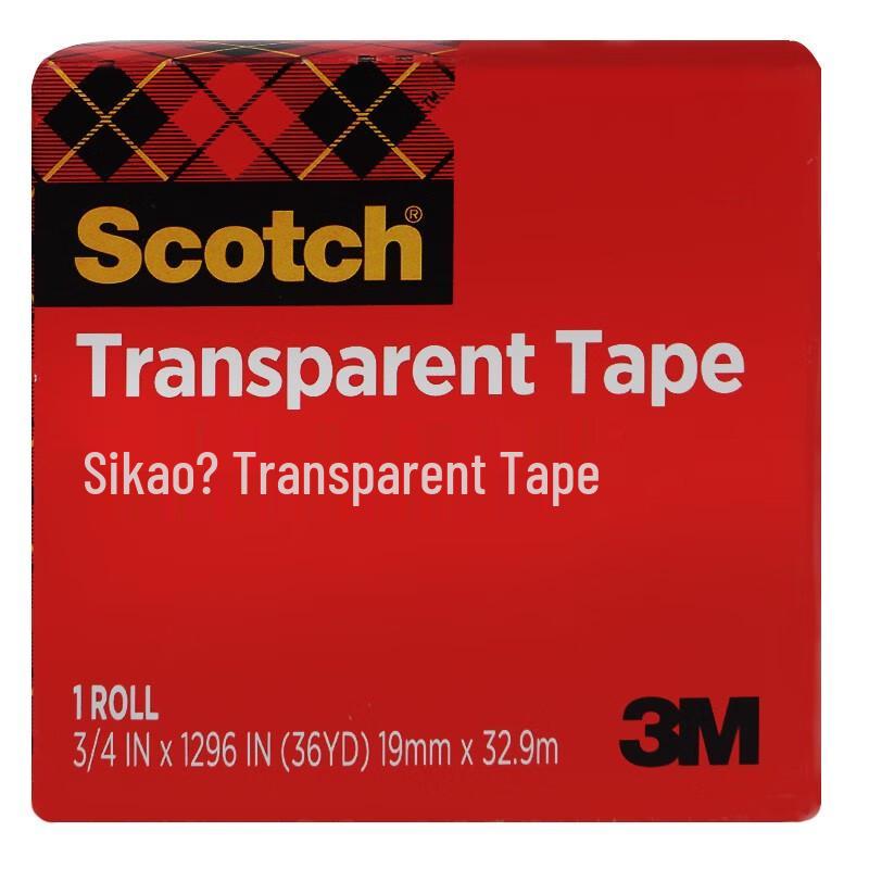 3M Прозрачная клейкая лента Scotch 600 Premium