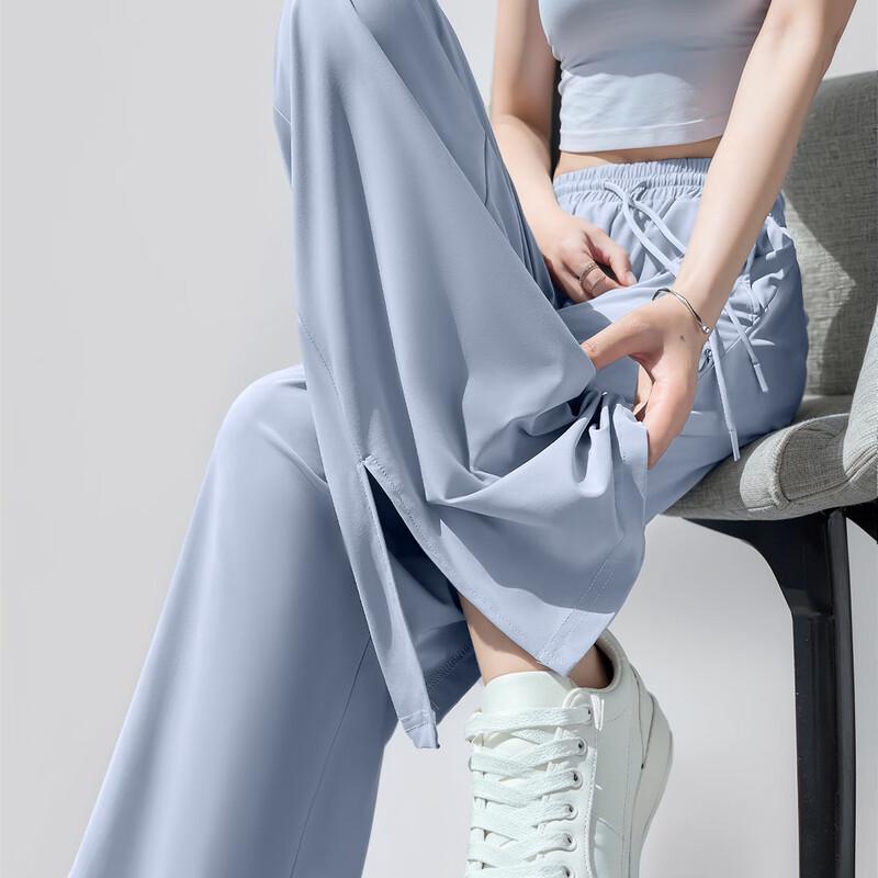 Женские повседневные брюки Jeanswest с прямым кроем, охлаждающие, из ледяного шелка, с защитой UPF50+