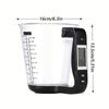 600ml Smart Measuring Cup with Thermometer , 6 in 1 Unit Conversion , Food Grade ABS Detachable Design , Real Time Monitoring from 0 to 40°C