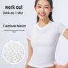 Футболка для йоги Lulu Swiftly Tech Quick-Dry Slim Fit с коротким рукавом и круглым вырезом — фитнес-топ.