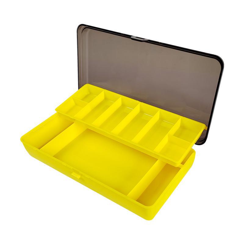 Folding Double-Layer Lure Box with 11 Compartments Fishing Accessories Set - Bait Storage Box
