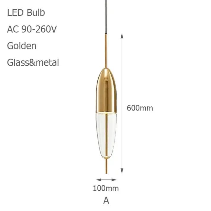 Скандинавский креативный синий стеклянный подвесной светильник, градиентный стеклянный подвесной светильник, гостиничное освещение, украшение для бара и ресторана, светодиодные светильники