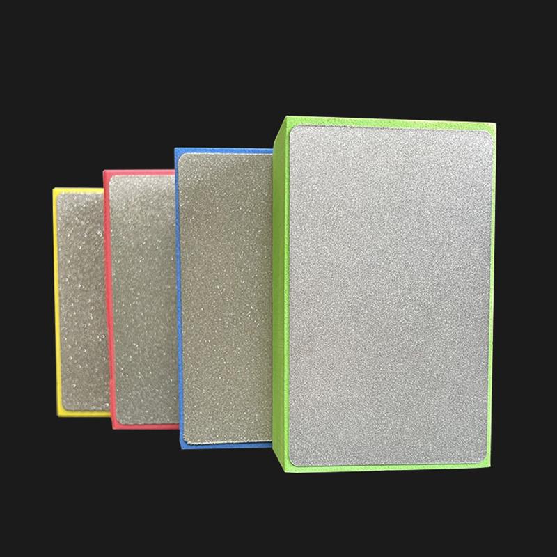 4x алмазный шлифовальный диск ручная полировальная колодка шлифовальный блок для плитки стекла мрамора