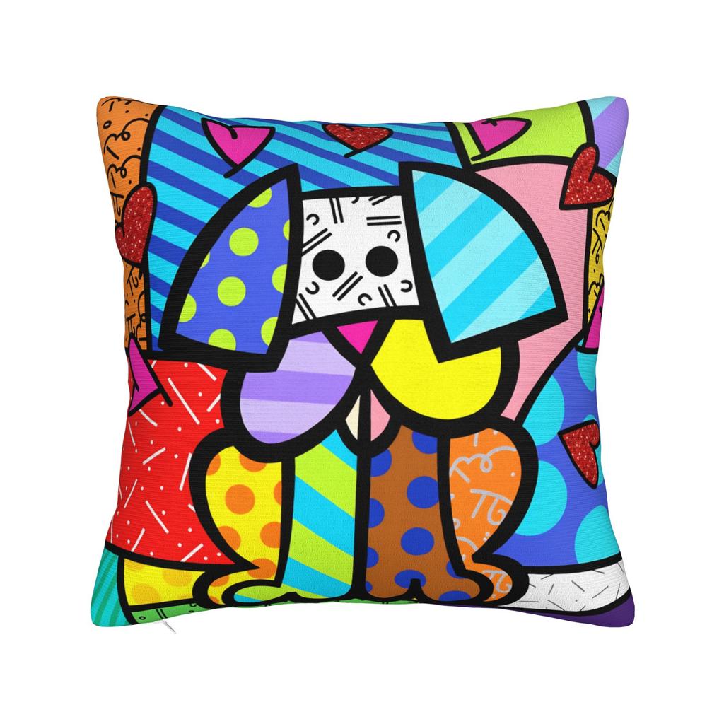 Pillow Case Brittos Art Rabbit Dog Heart Jesus Comfy Pillow Cover For Wedding Party Home Decor Vintage Pillowcases
