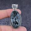 Ларвикит камень драгоценный камень ручная работа 925 стерлингового серебра ювелирное изделие кулон 2.25" u9H49