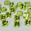 Best Quality Natural Faceted Loose Calibrated Size Cushion Shape Peridot Lot For Jewelry Making Stone.