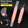 2 в 1 игольчатый нитевдеватель для удаления швов, устройство для пирсинга иглы с двойной головкой, удобное в использовании многофункциональное швейное изделие, подарок для мамы, жены, рукоделие