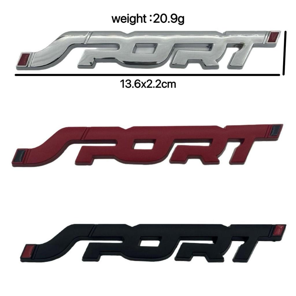 Sport Emblem Tail Sticker for Mondeo Fiesta Modified Cars