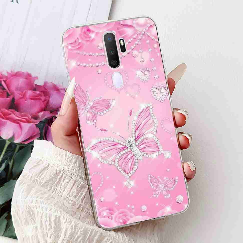 Чехол для Oppo A9 2020 CPH1937 Цветы Закат Мягкий Силикон ТПУ Чехол для Oppo A9 A 9 6.5" CPH1939 CPH1941 Корпус Телефона