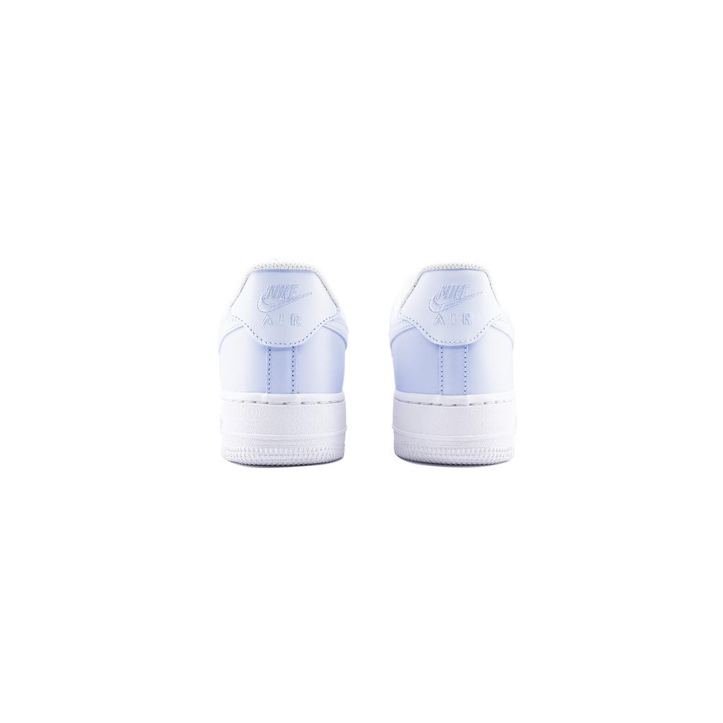 Nike Air Force 1 Slip Resistant Abrasion Resistant Low top Skateboard Shoes Unisex White Blue DD8959-100(Team1253-)