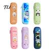 Organized School Stationery Holder Kids Pencil Case with Multi Compartment, Astronaut/Rabbit/Panda/Cat Cartoon Wear Resistant Fabric Box Pattern