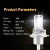 2pcs H7 H11 9005 H8 9006 H4 HB3 HB4 Car LED Headlight Bulbs 12V COB Chip Auto Motorcycle Head Fog Lamp 6000K Universal