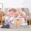Cardcaptor Sakura Beach Towel Designer Blanket for Sofas Sofa Blanket King Size Home and Decoration Knitted Plaid Bed Throw