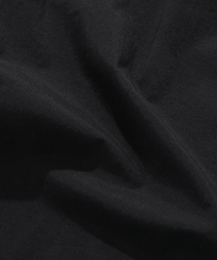 COVERNAT Woven Semi-Wide Buckle Pants Black