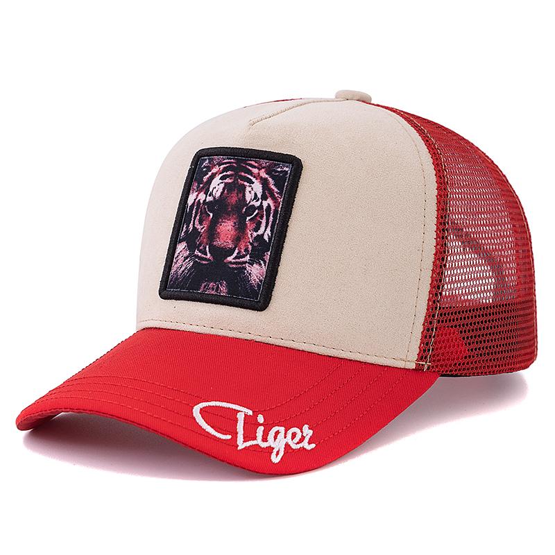 Унисекс модная кепка дальнобойщика с анималистичным узором, замшевая кепка, летняя бейсболка для отдыха на открытом воздухе для мужчин и женщин