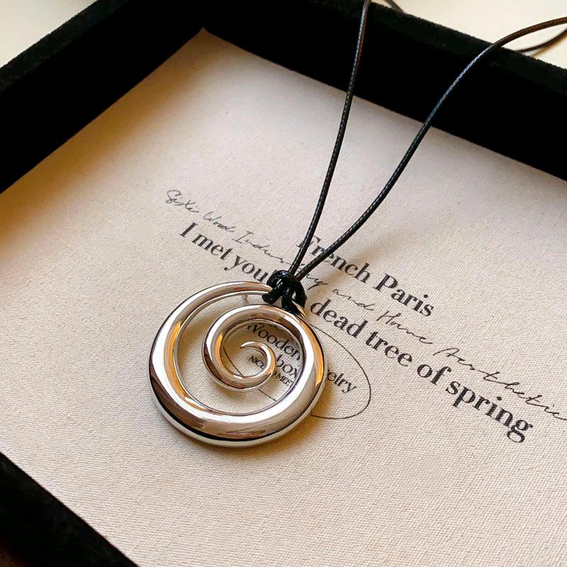 1 шт. осенне-зимнее металлическое ожерелье с подвеской, аксессуары для свитера, оптовая продажа