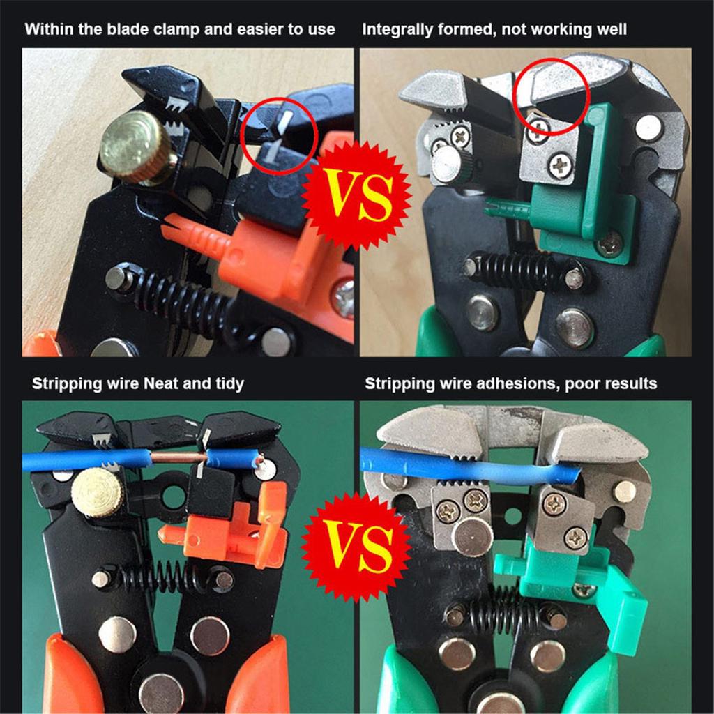 Модернизированная версия Многофункциональный автоматический инструмент для снятия изоляции с кабеля, саморегулирующийся кримпер