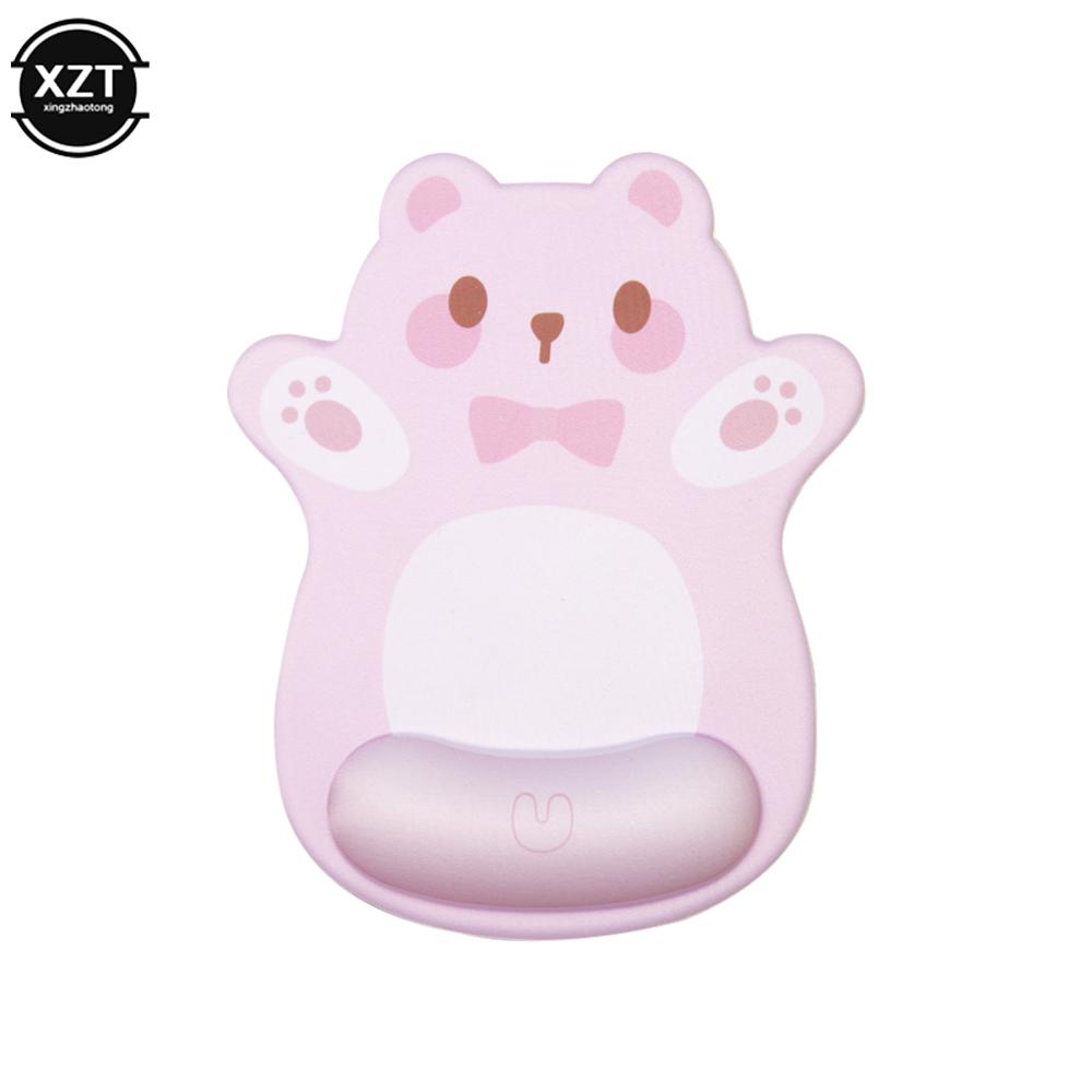 Cartoon Cute Silicon Mouse Pad Wrist Rest Hand Support Ergonomic Mousepad Cushion Mat Office Laptop Computer Gaming Mouse Pads