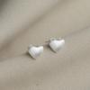Brushed Love Earrings for Women Niche Design Versatile Niche Temperament Earrings New High-end Earrings
