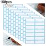 BH 168Pcs Self-adhesive Labels Blank Name Number Sticker Student Office Stationery