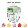 Manual Food Processor: Pumpkin Masher, Meat Grinder, Baby Food Maker, Onion Ginger Garlic Chopper