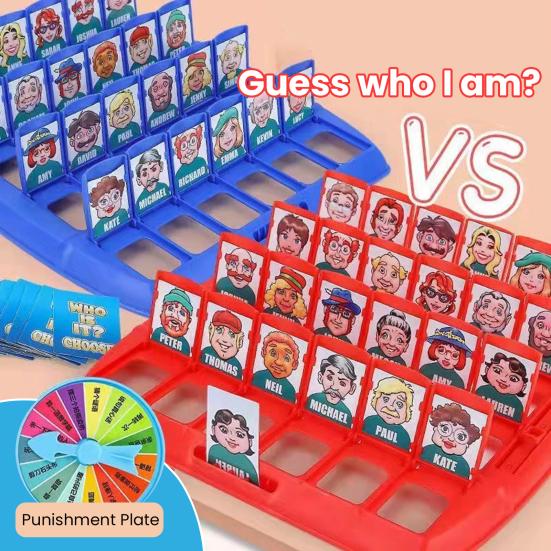 Кто это? Настольная игра для детей и взрослых, для семейного вечера, классическая игра на угадывание, портативная для путешествий