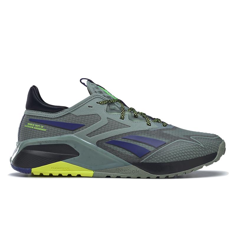 Reebok Nano X2 TR Adventure Harmony Green Solar Acid Yellow Мужские кроссовки Core-Black HP9227
