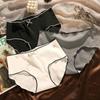 3pcs/lot Mid Waist Underwear Lightweight Ice Silk Non Tight Skin Friendly Pure Cotton Crotch Women's Triangle Panties