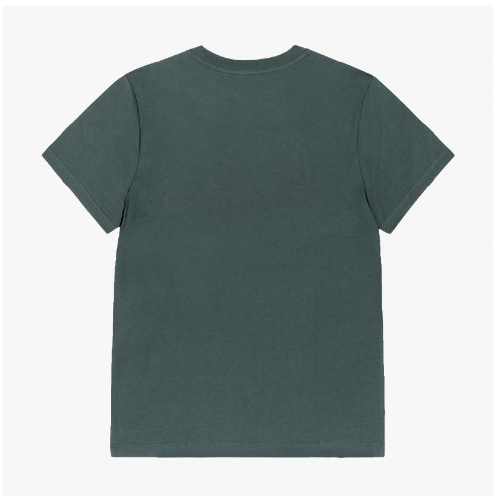 Apesse Cohbm M26384 Kma Vert Fonce Blanc Vpc Velvet Logo Standard Grand Common Short Sleeve Tee