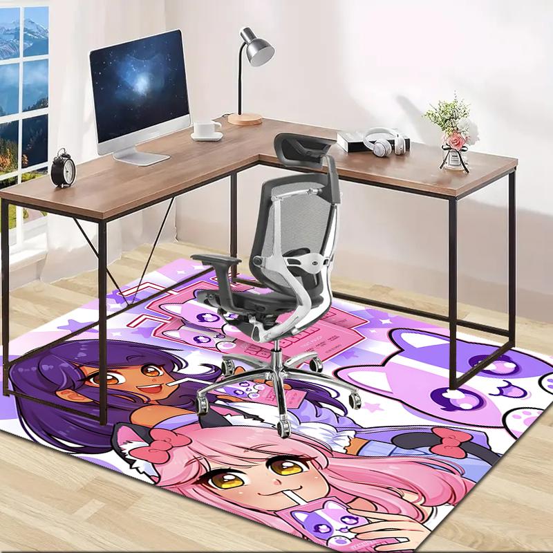 1pc Anime A-AphmauS Design Area Rug - Non-Slip, Soft & Cozy Floor Mat for Living Room, Bedroom, Office - Indoor/Outdoor Decorative Carpet