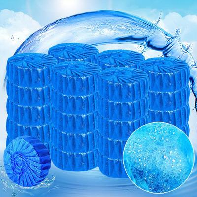 Универсальный синий пузырьковый очиститель для туалета P&G Toilet Spirit Toilet Cleaner для туалета, блок для чистки туалета, 10 комплектов