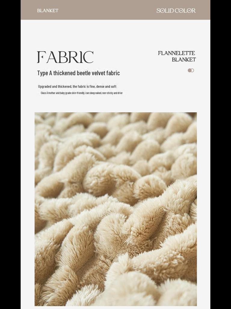 Многофункциональное зимнее одеяло Golden Turtle Velvet - мягкое и толстое для обеденных перерывов, односпальное или двуспальное