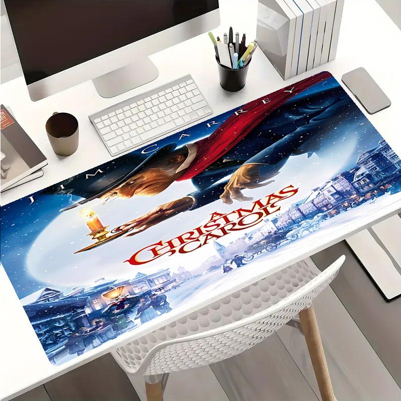 A Christmas Carol Mouse Pad - Non-Slip Rubber Base, Smooth Surface for Work,Gaming,Office,And Home Use, Desk Mouse Pad