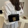 New Trendy Shoulder Bag Retro Women's Bag Fashion Chain Small Square Bag Lock Texture Messenger Bag