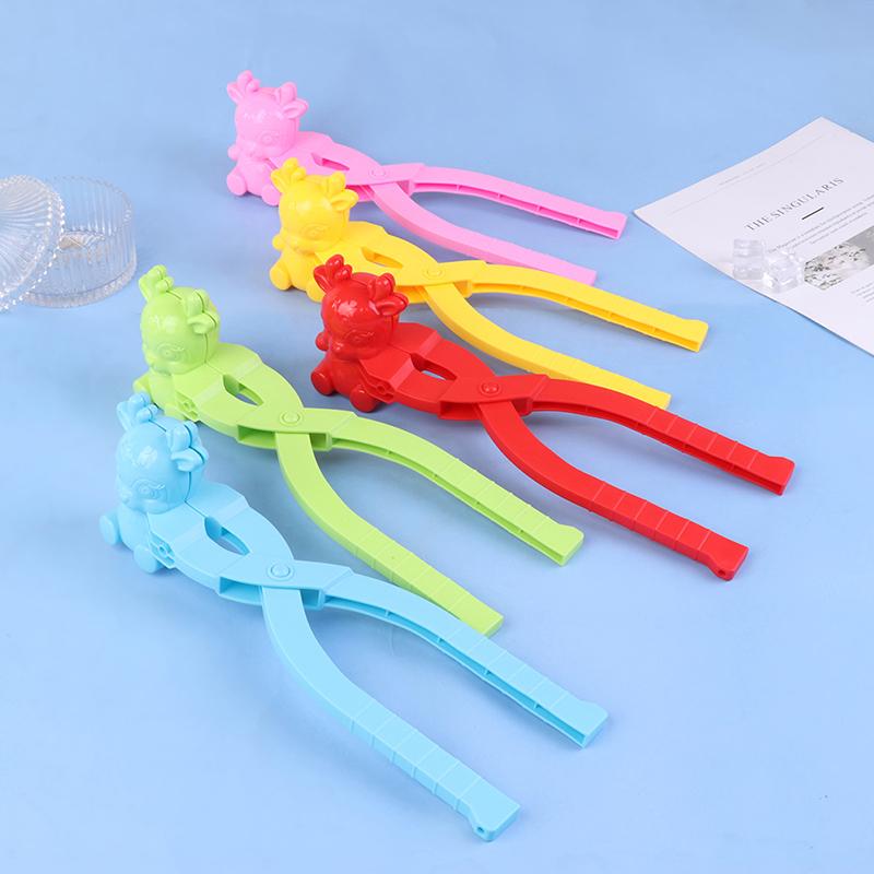 Симпатичные пятнистый олень в форме снежка, зажим для снежной глины, создатель шариков для занятий спортом на открытом воздухе, новые игрушки