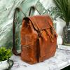 Винтажный рюкзак ручной работы из 100% чистой кожи буйвола, дорожная сумка для колледжа