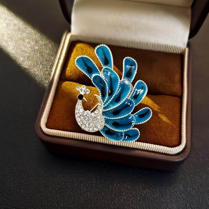 Элегантная китайская ретро эмалевая брошь Феникс и Бабочка для женщин