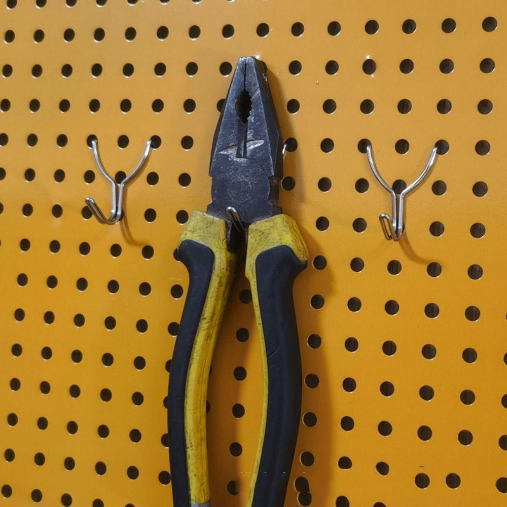 20 шт. Сетчатый держатель полки для товаров Подвесной Подходит для дисплейных крючков Стеллажи для хранения Розничный магазин Перфорированная панель Крючки