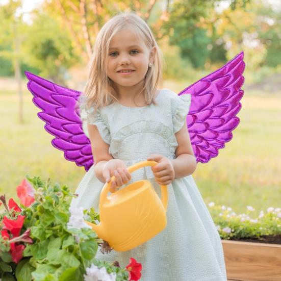 Крылья ангела унисекс костюм аксессуар для взрослых и детей блестящие крылья для косплея реквизит для вечеринки на Хэллоуин сценическое представление