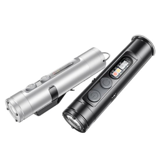 Mini Rechargeable Flashlight High Lumens Super Bright Multiple Lighting Modes Waterproof Tactical Flashlight LED Torch