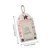 Keychain Pendant Korean Photocard Holder Star Strawberry Idol Card Display Protector  Card Decor