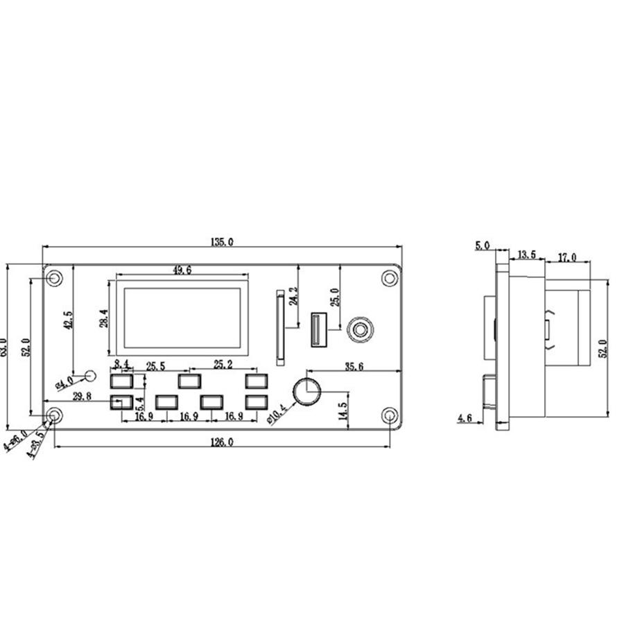 12V WAV WMA MP3 Decoder Board Bluetooth Audio Receiver Decoder Board