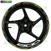 For Z800 Z 800 reflective motorcycle accessories stickers 17 inch front and rear rim decals off-road fairing decoration