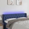 VidaXL LED Headboard Bedroom Furniture Double Bed Accessory Head of Bed Frame Interior Blue 3123584