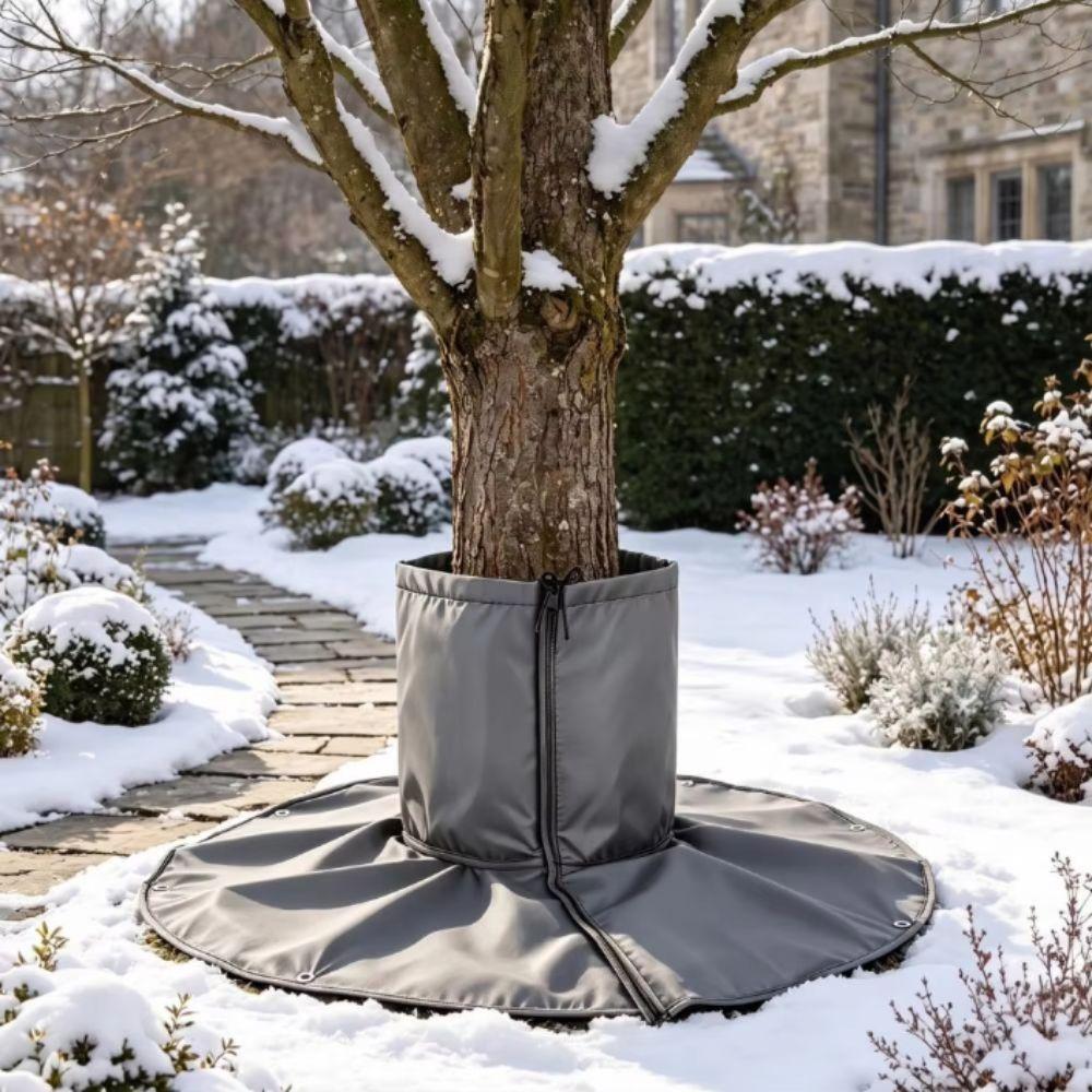 Ground Stakes Tree Root Protector 3-Layer Plant Frost Protection Cover Winter Plants