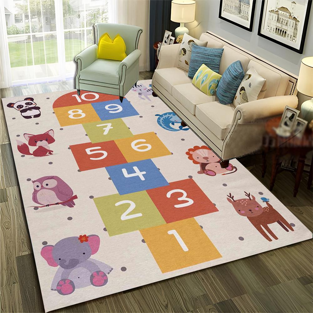 Забавные классики Детские цифровые игры Мальчик Девочки Ковер Коврик для дома Гостиная Спальня Диван Придверный коврик Декор, Нескользящий коврик для пола