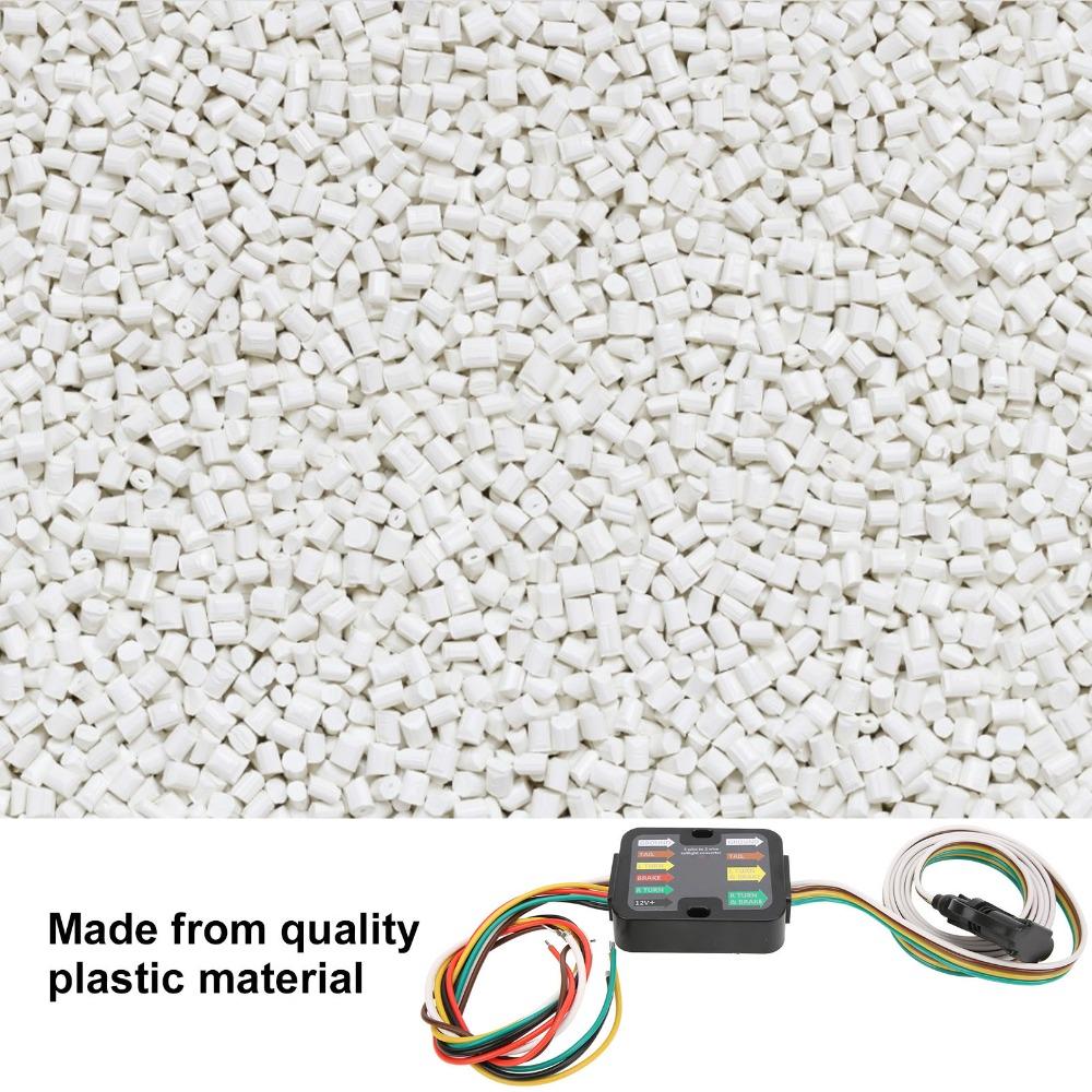 9PCS Plastic Trailer Connector 3 to 2 Wire Towing Harness for Truck, Car Towing Circuit Repair