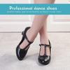 Leather Latin Dance Shoes for Women's Dance Parties Waltz Indoor Modern Dance Shoes Heeles 6cm