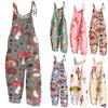 Женский модный милый маленький свежий винтажный повседневный комбинезон на бретельках с принтом