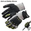 1Pair Anti-vibration Protection Anti-collision Gloves Outdoor Rescue Safety Gloves Working Gloves